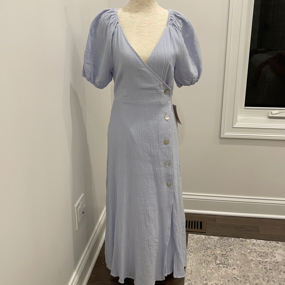 Beautiful dress in a pale blue color